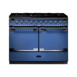 Rangemaster Elise SE 110cm Dual Fuel 94300 Range Cooker in China Blue with 6 Burner FSD Hob